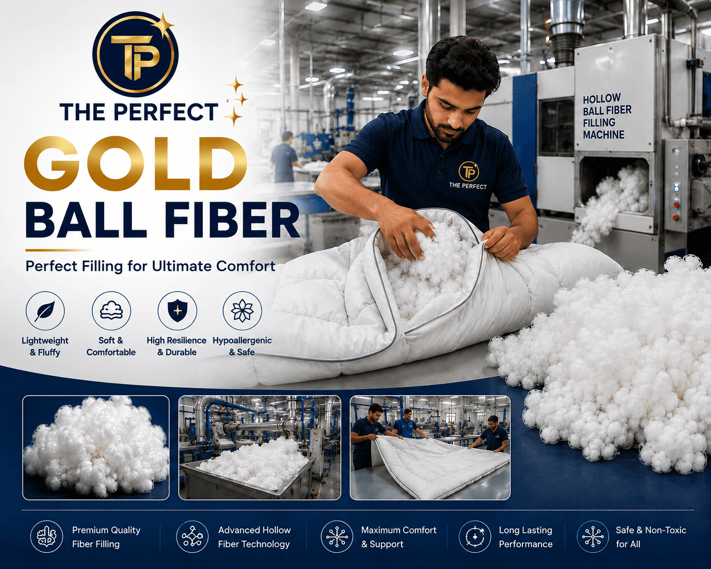 Gold Ballfiber (5kg Bag)